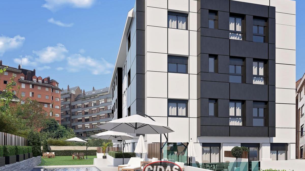 El piso de obra nueva en Oviedo por 189.000 euros, una excelente oportunidad con piscina, jardín y zona infantil