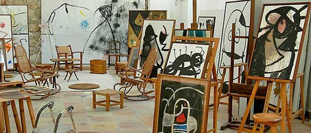 El taller Sert de Miró, en la Fundación de Palma.