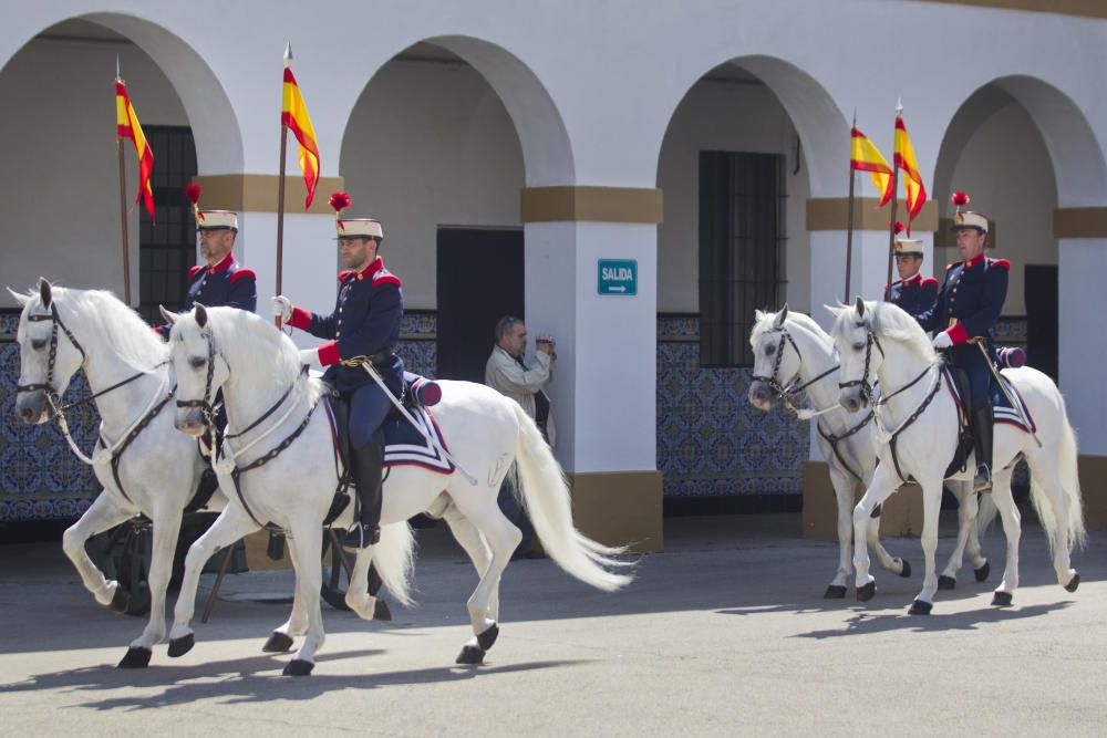 Recreaciones militares de época en el cuartel de la Alameda