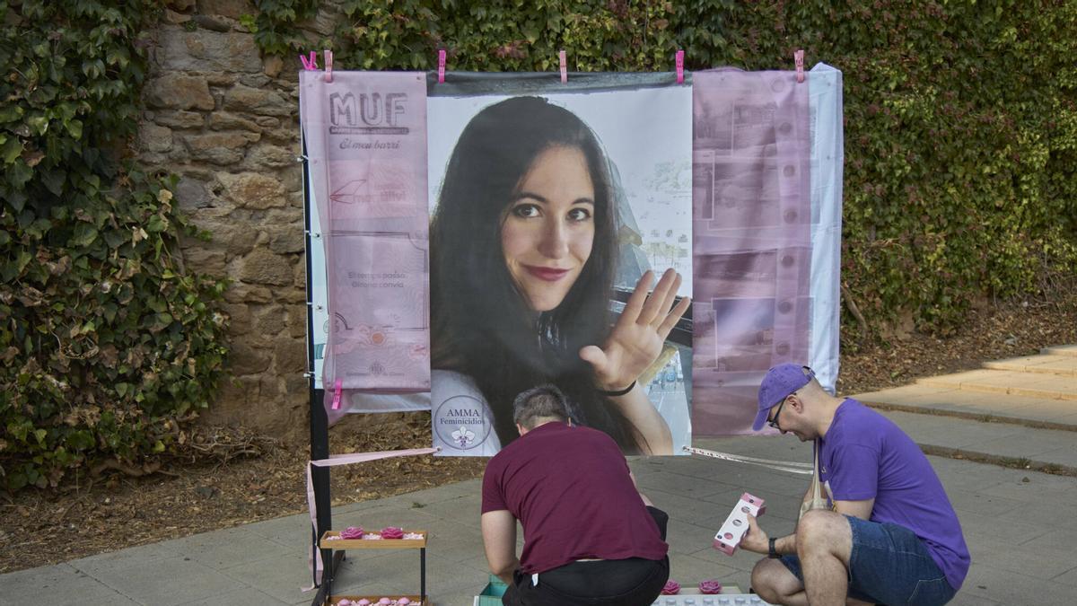 Les imatges de l'homenatge a la Carla Fernández Gutiérrez en el tercer aniversari del seu feminicidi