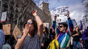 El feminismo toma las calles de Barcelona por el 8M