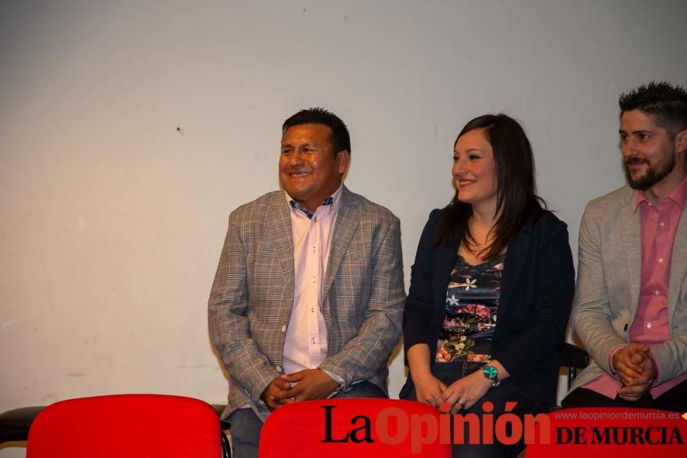 Presentación candidatura PSOE en Caravaca