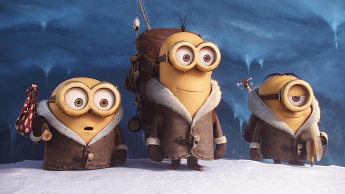 Una escena del filme de animación que arrasa en taquilla 'Los Minions'.