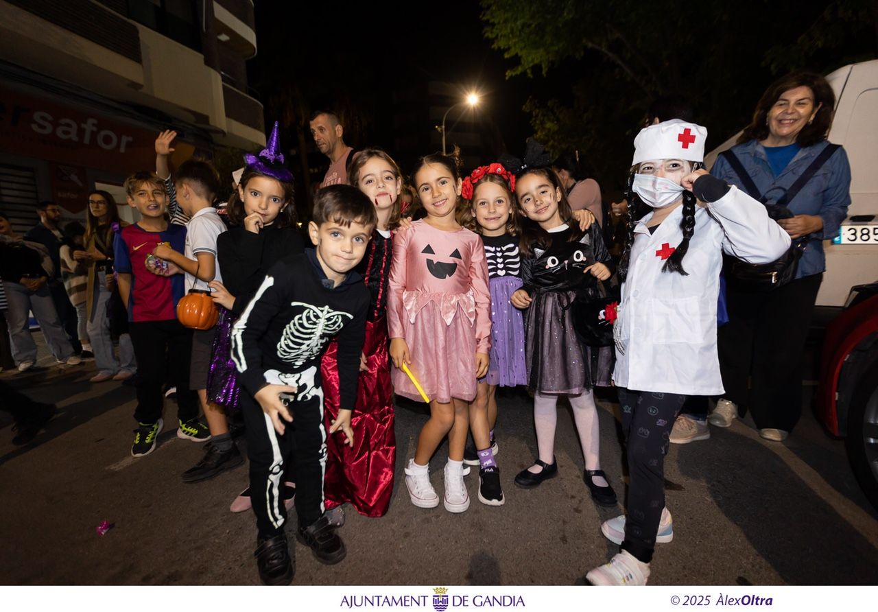 Halloween en el barrio de Corea de Gandia