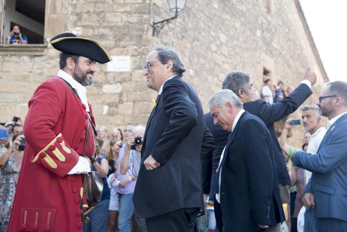 Talamanca commemora la batalla del 1714 amb Quim Torra