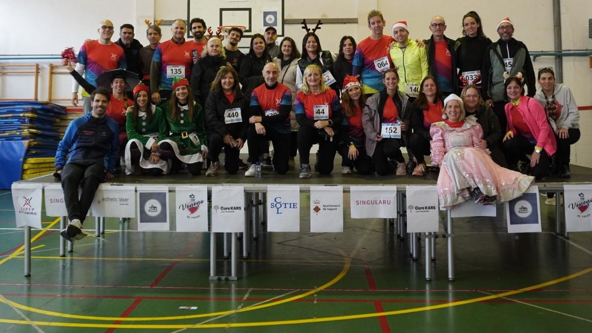 Participantes en la iniciativa solidaria.