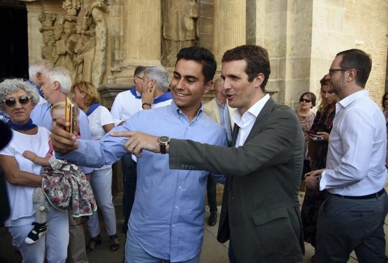 Visita de Pablo Casado a Tarazona