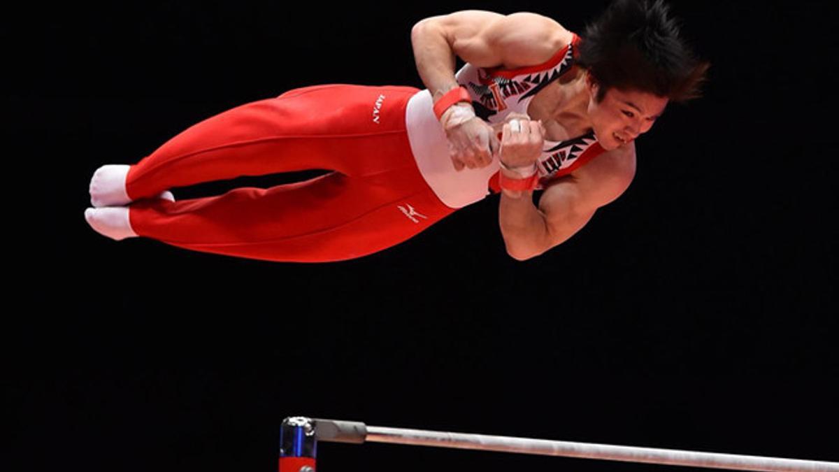 El gimnasta japonés Uchimura