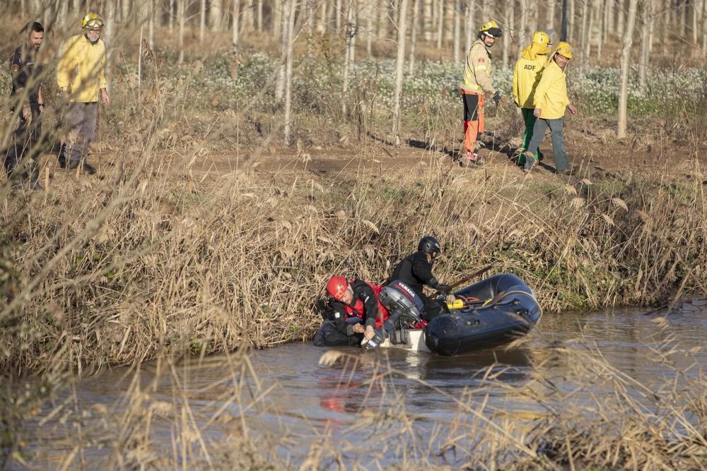 Troben mort el jove de Lloret desaparegut en una séquia de Sils