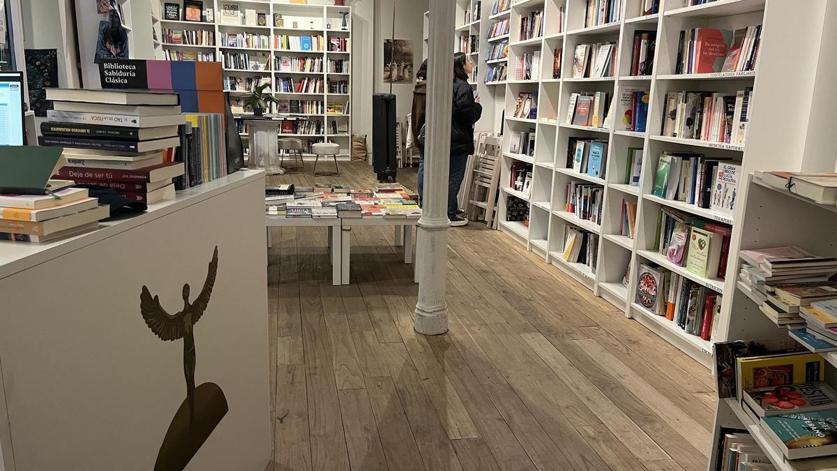 Interior de la librería La Biblioteca de Alejandría, en Madrid