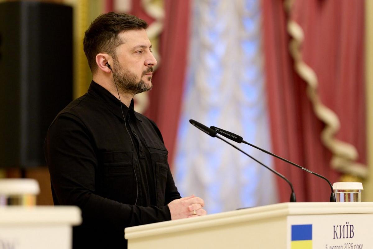 El presidente de Ucrania, Volodimir Zelenski