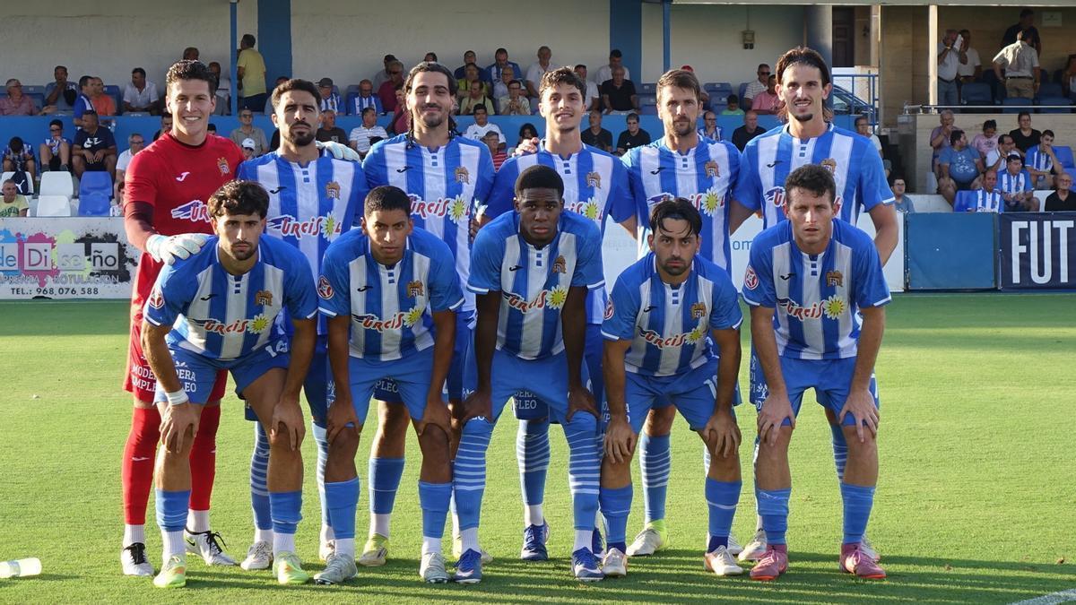 Alineación del Águilas en el Trofeo Playa y Sol ante el Lorca Deportiva