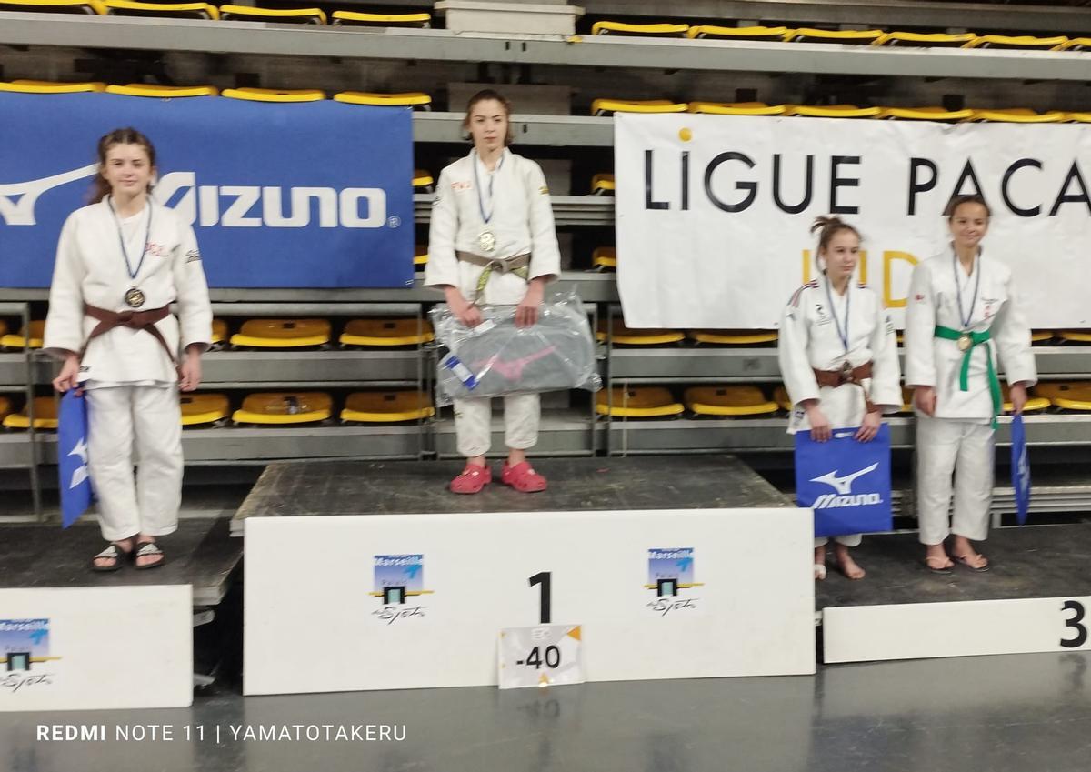 Aiora Martín, oro en el Campeonato Internacional Cadete de Marsella.