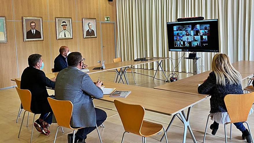 La reunión de la Mesa de Turismo fue telemática. 