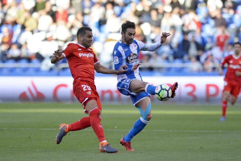 El Dépor no pasa del empate ante el Sevilla