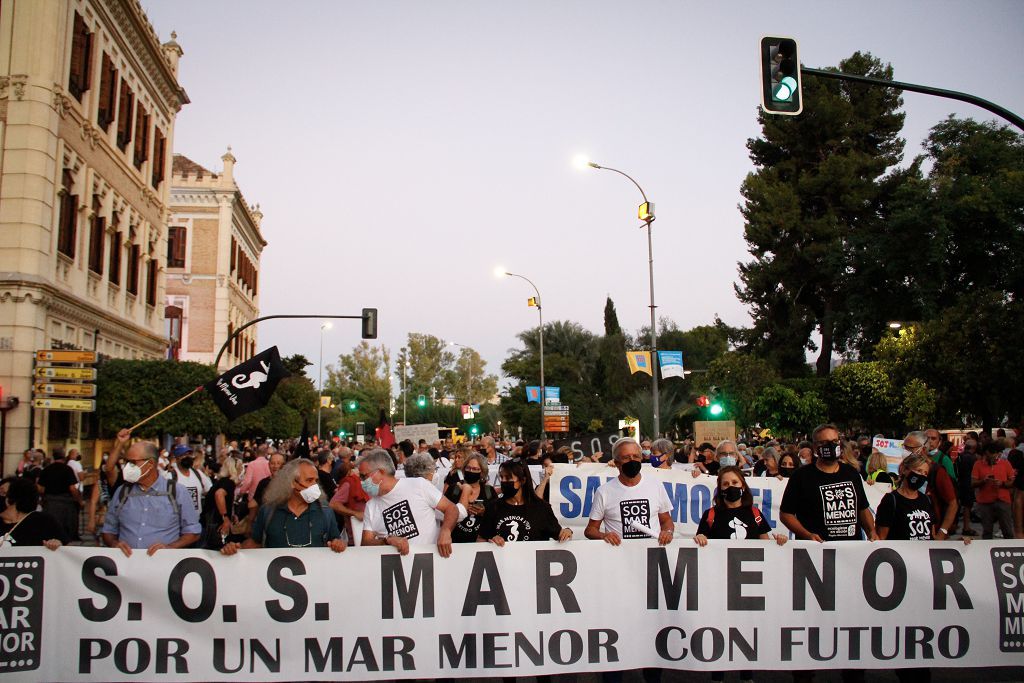 Manifestación por el Mar Menor en Murcia