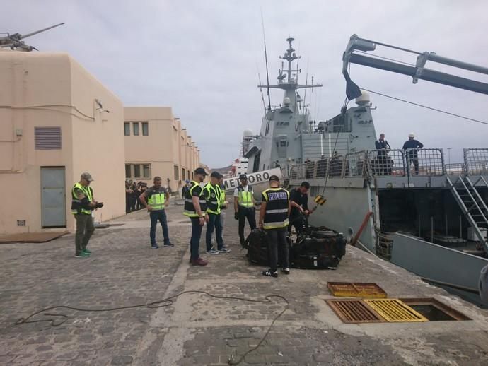 Interceptada una embarcación con 1.500 kilos de cocaína cerca de Canarias