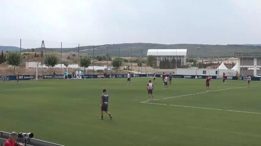 Osasuna apura su preparación ante el Real Madrid