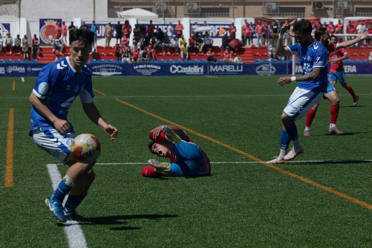 El partido entre la Deportiva Minera y el Xerez Deportivo, en imágenes