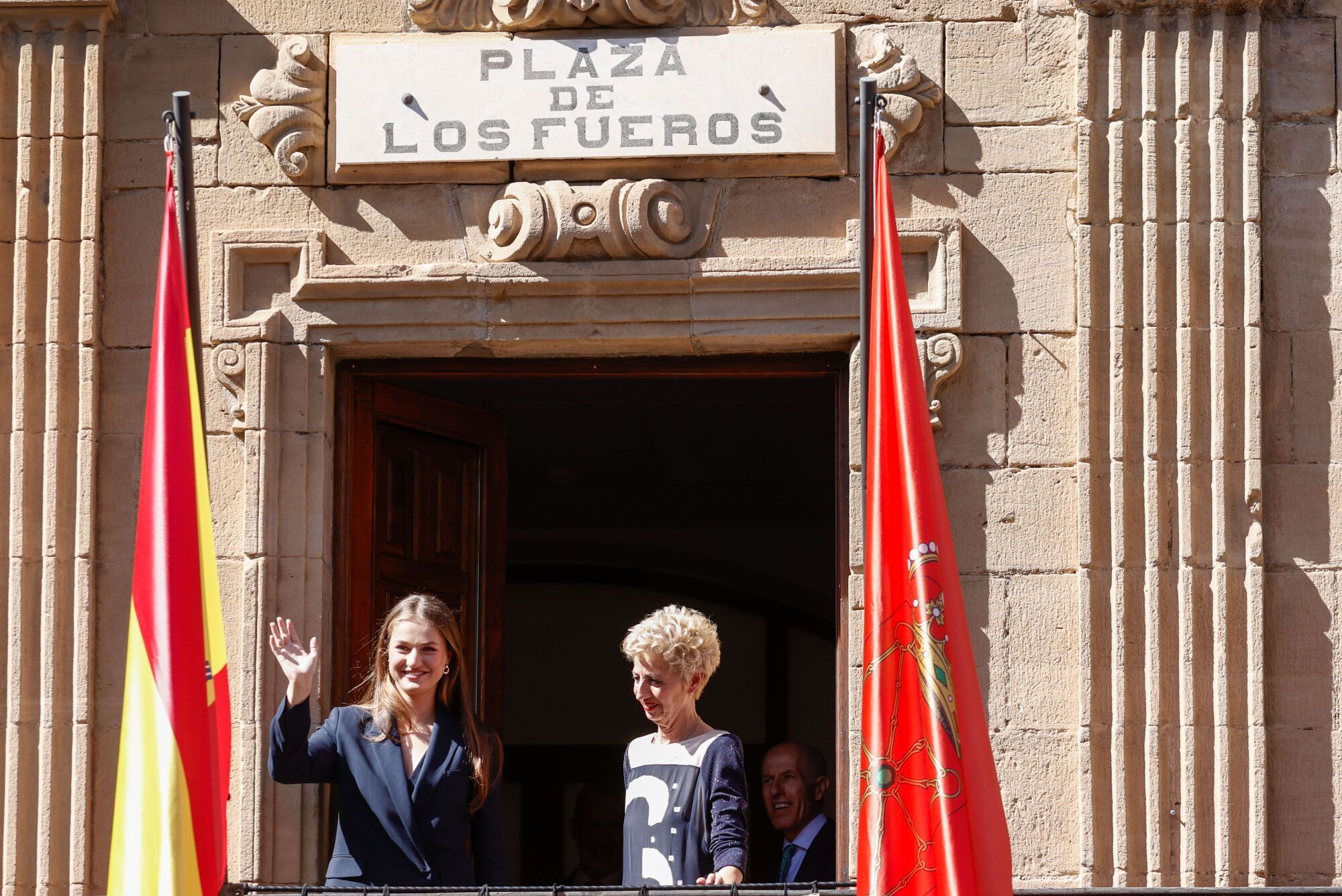 EN IMÁGENES: Leonor se da un baño de multitudes en su estreno como Princesa de Viana