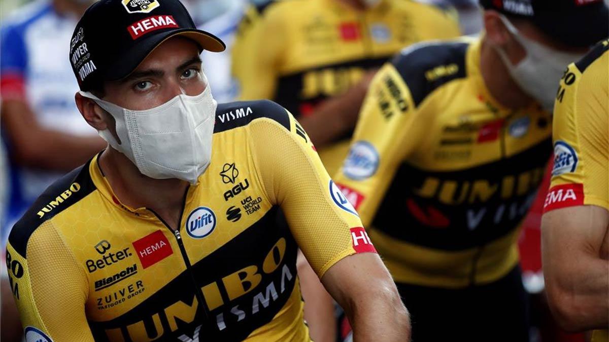 Dumoulin pone el freno