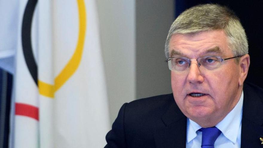 El presidente del COI, el alemán Thomas Bach.