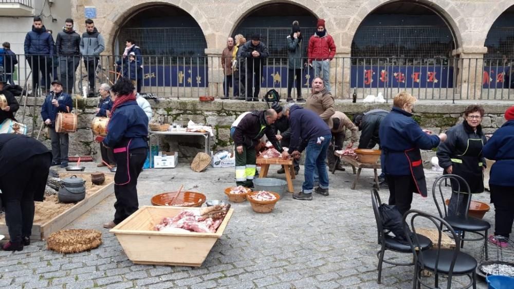 Fiesta de la matanza en Fermoselle