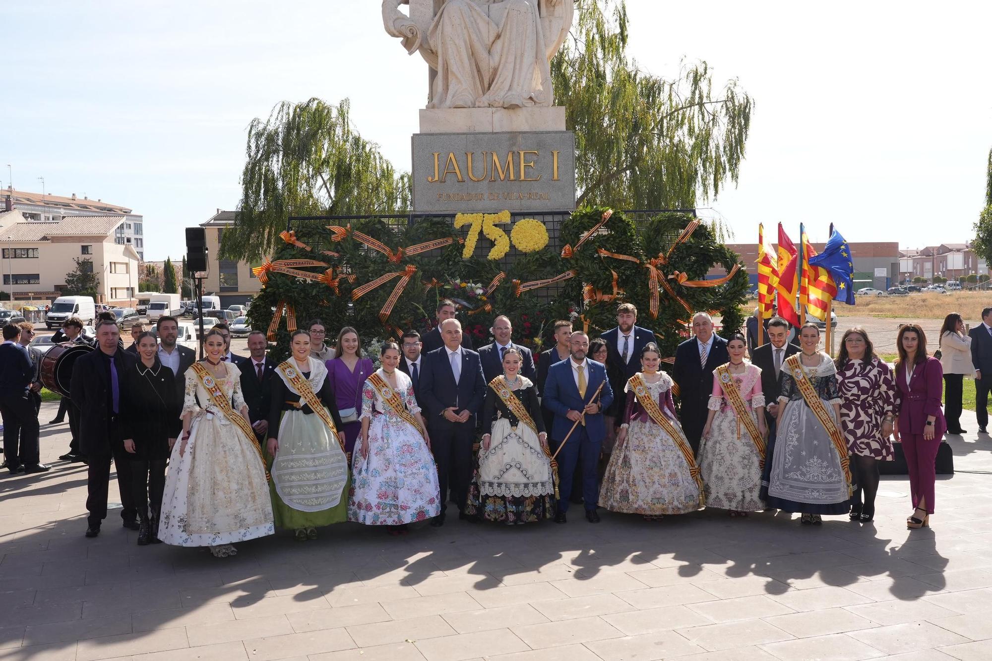 Las mejores imágenes del homenaje a Jaume I, que inicia los actos para celebrar los 750 años de Vila-real