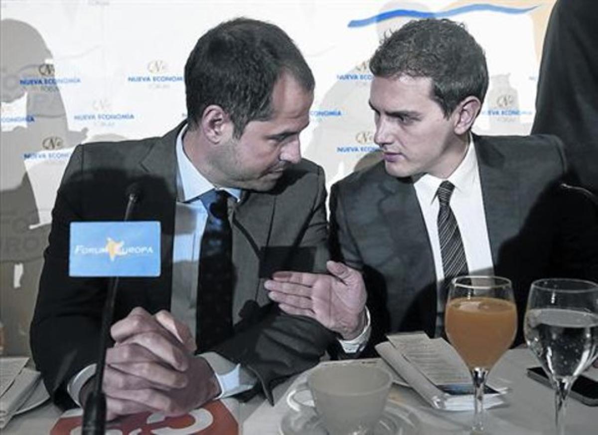 Ignacio Aguado y Albert Rivera