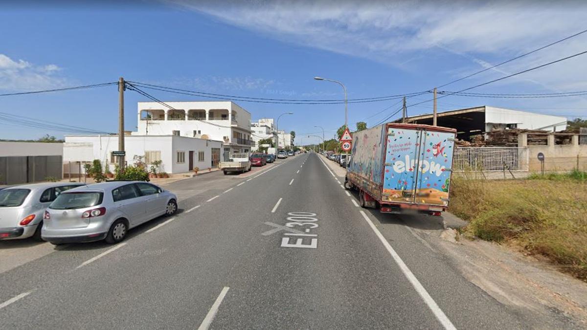 El tramo de la carretera donde tuvo lugar el accidente