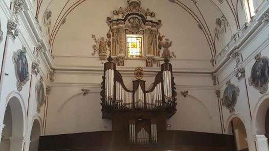 El órgano de la catedral en la actualidad.