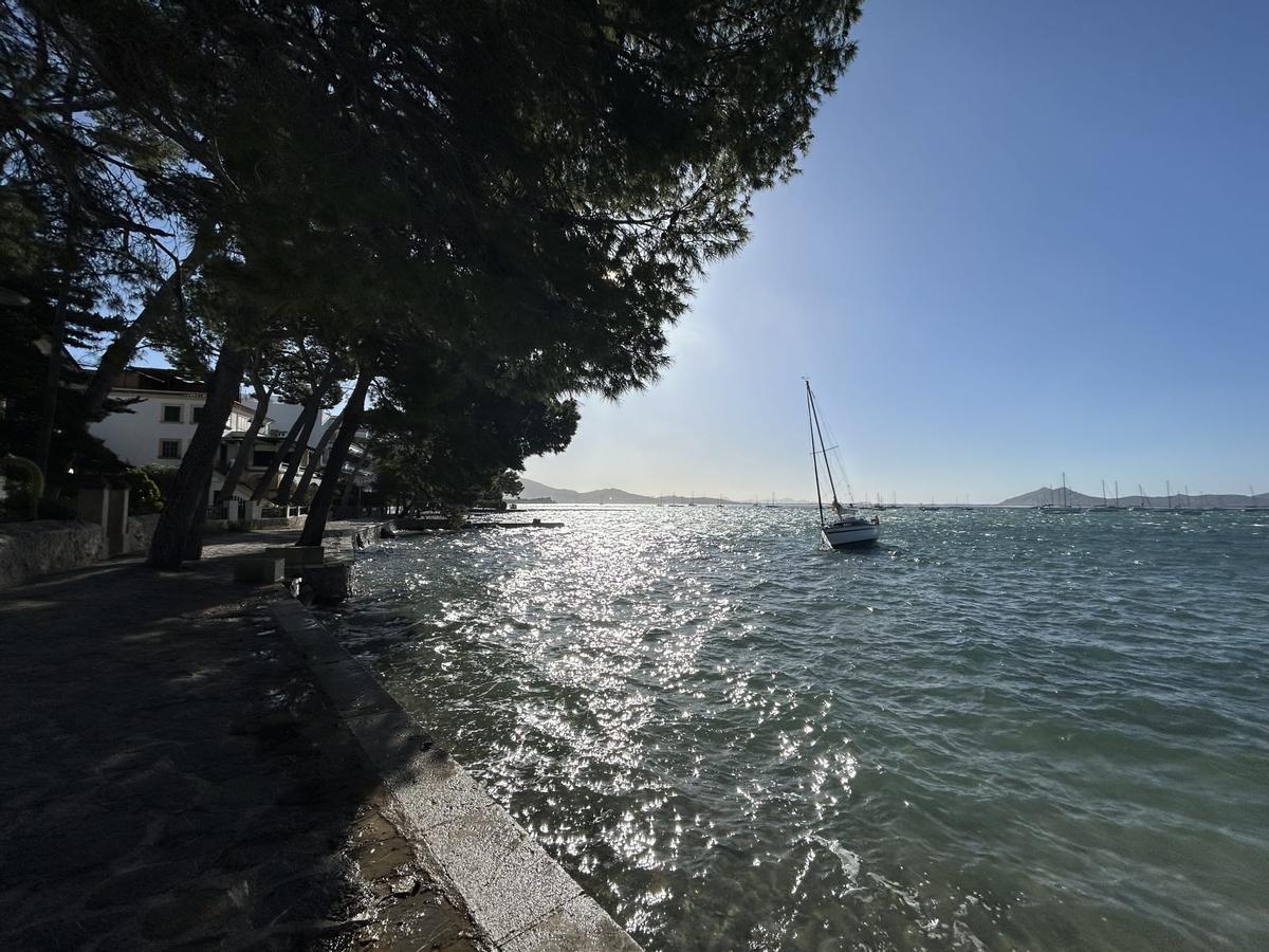 Las embarcaciones afectadas por el temporal han invadido la zona de baño.