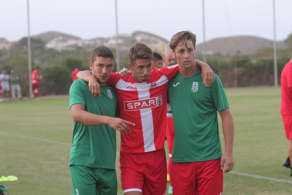 Partido de fútbol amistoso entre FC Cartagena y Mar Menor