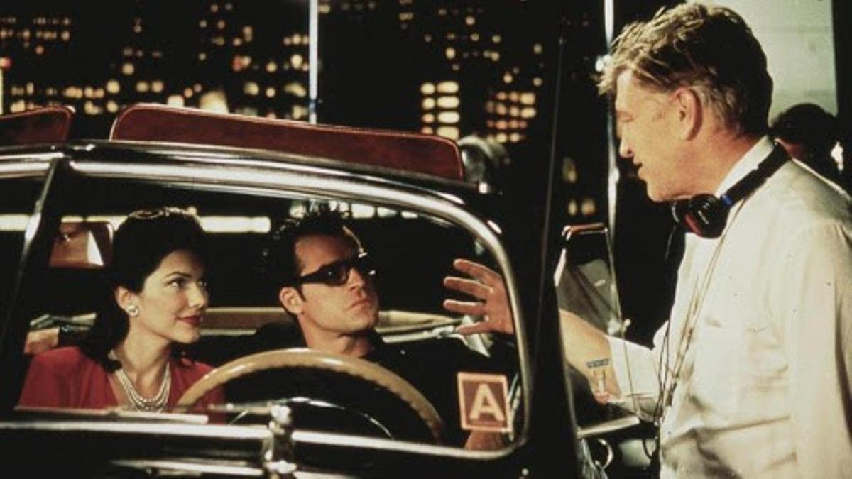 David Lynch, en el rodaje de 'Mulholland Drive'