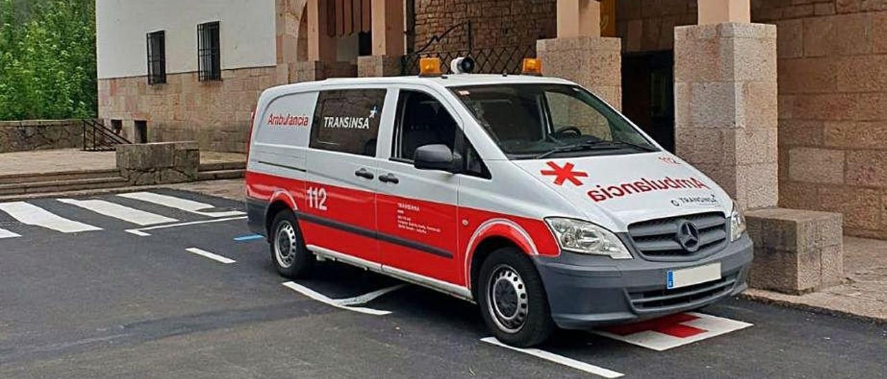 Ambulancia en Covadonga.