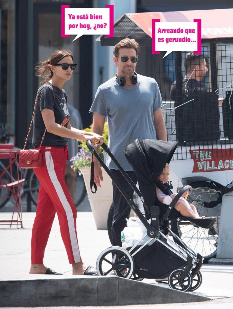 Irina Shayk y Bradley Cooper, de vuelta a casa tras su paseo por NY