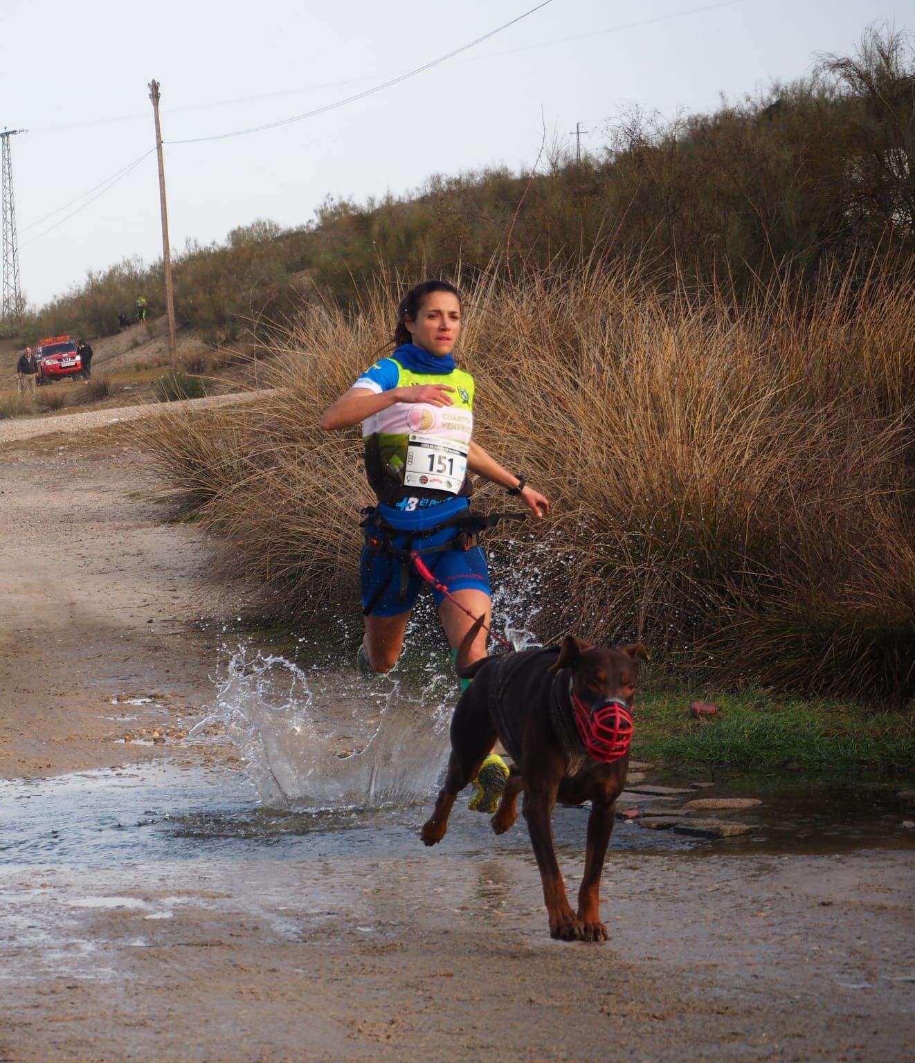 Cristina Pérez, del Celtastur Mushing de Llanera, clasificada para el campeonato de Europa de canicross