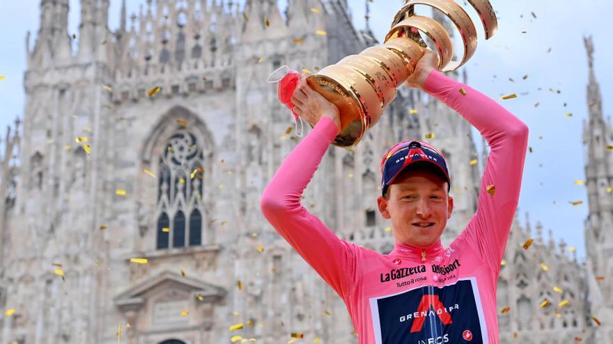 Tao Geoghegan Hart, ganador del Giro.