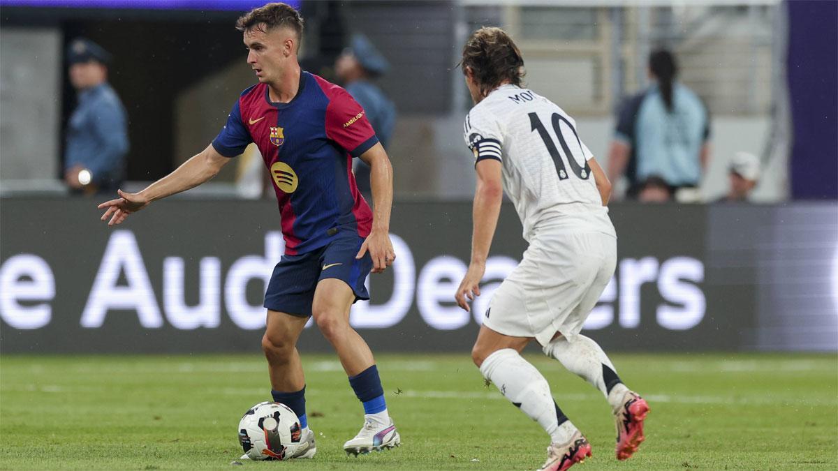 Marc Casadó, en el clásico