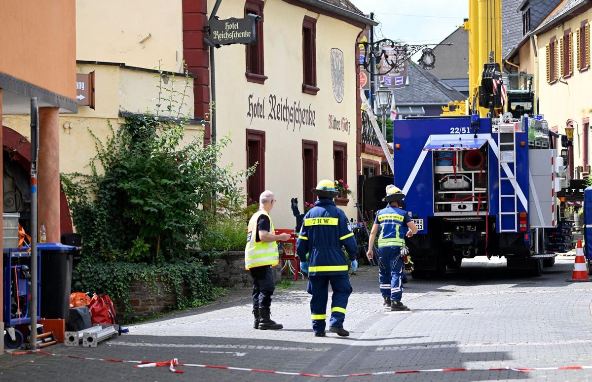 El derrumbe de un hotel en Alemania mata a dos personas