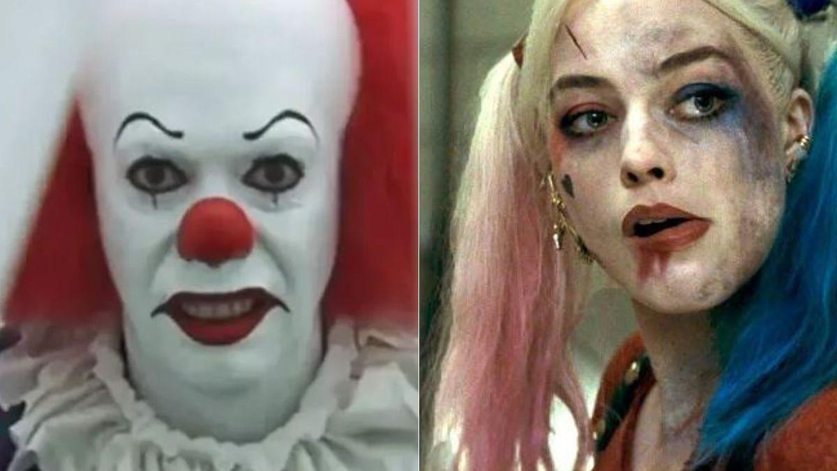 Pennywise y Harley Quinn.