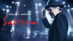 Cartel de la gira Hola y adiós con la que Joaquín Sabina recorrerá muchos países del mundo