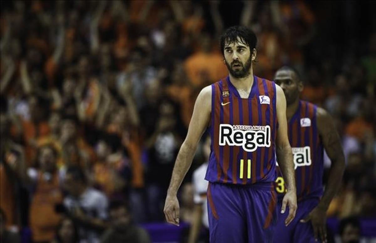 El blaugrana Juan Carlos Navarro. El blaugrana Juan Carlos Navarro.