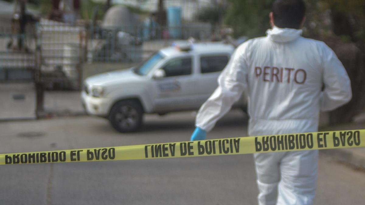 La escena del crimen, en Tijuana.