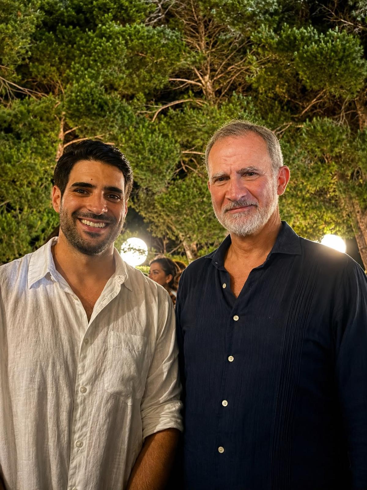 Jordi Pau con el rey Felipe VI.