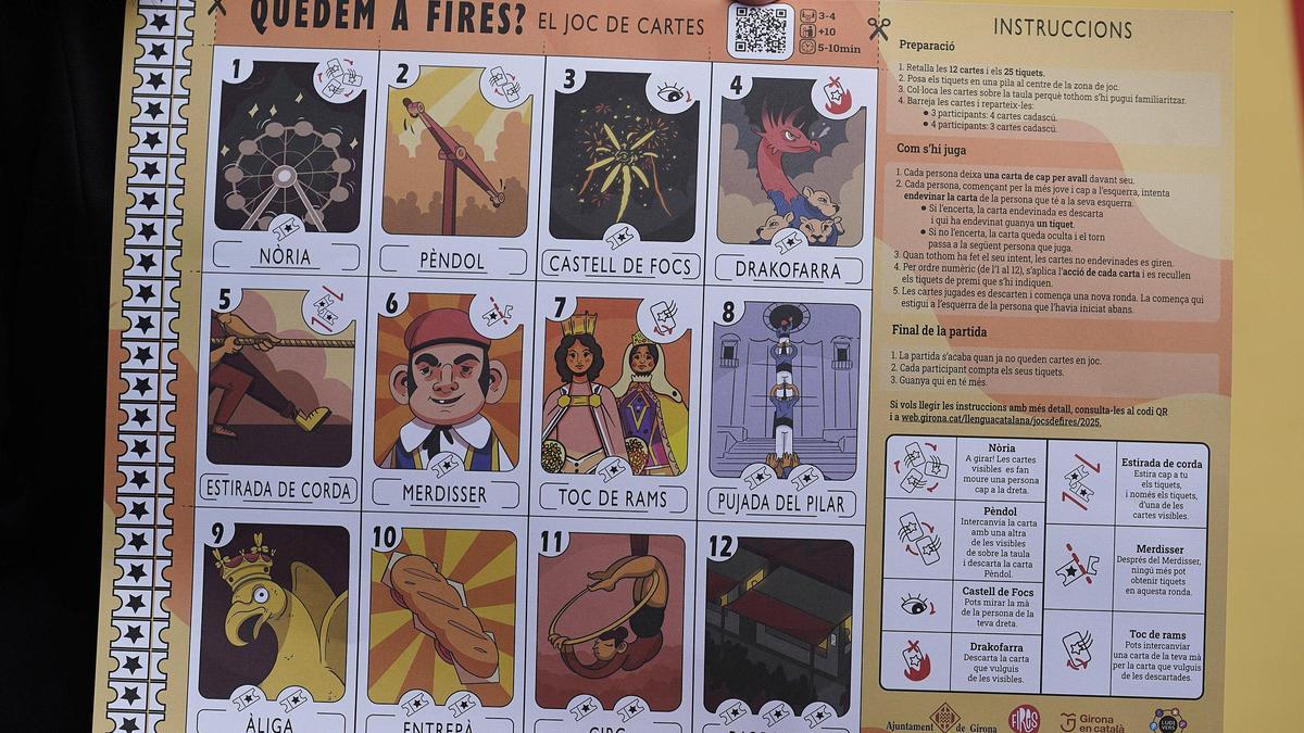 Una mostra del nou joc de les Fires de Girona.