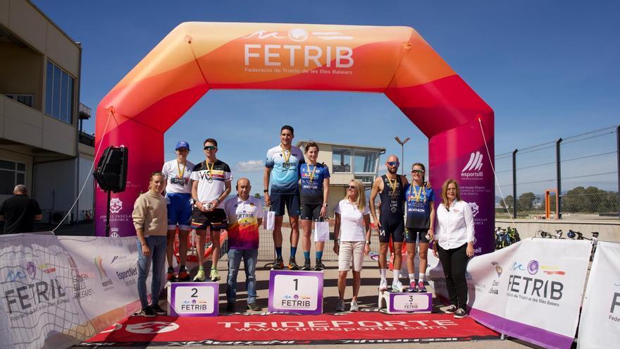 Jordi García y Gemma Llabrés, campeones de Baleares de duatlón