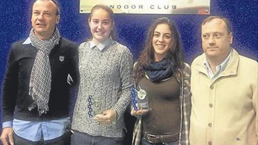 La representación del Club de Tenis Castellón destaca en el torneo de menores del Pádel Center