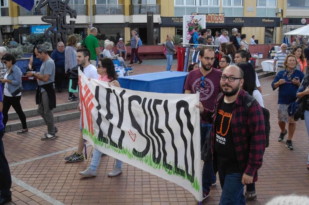 Manifestación contra el proyecto de Ley del Suelo