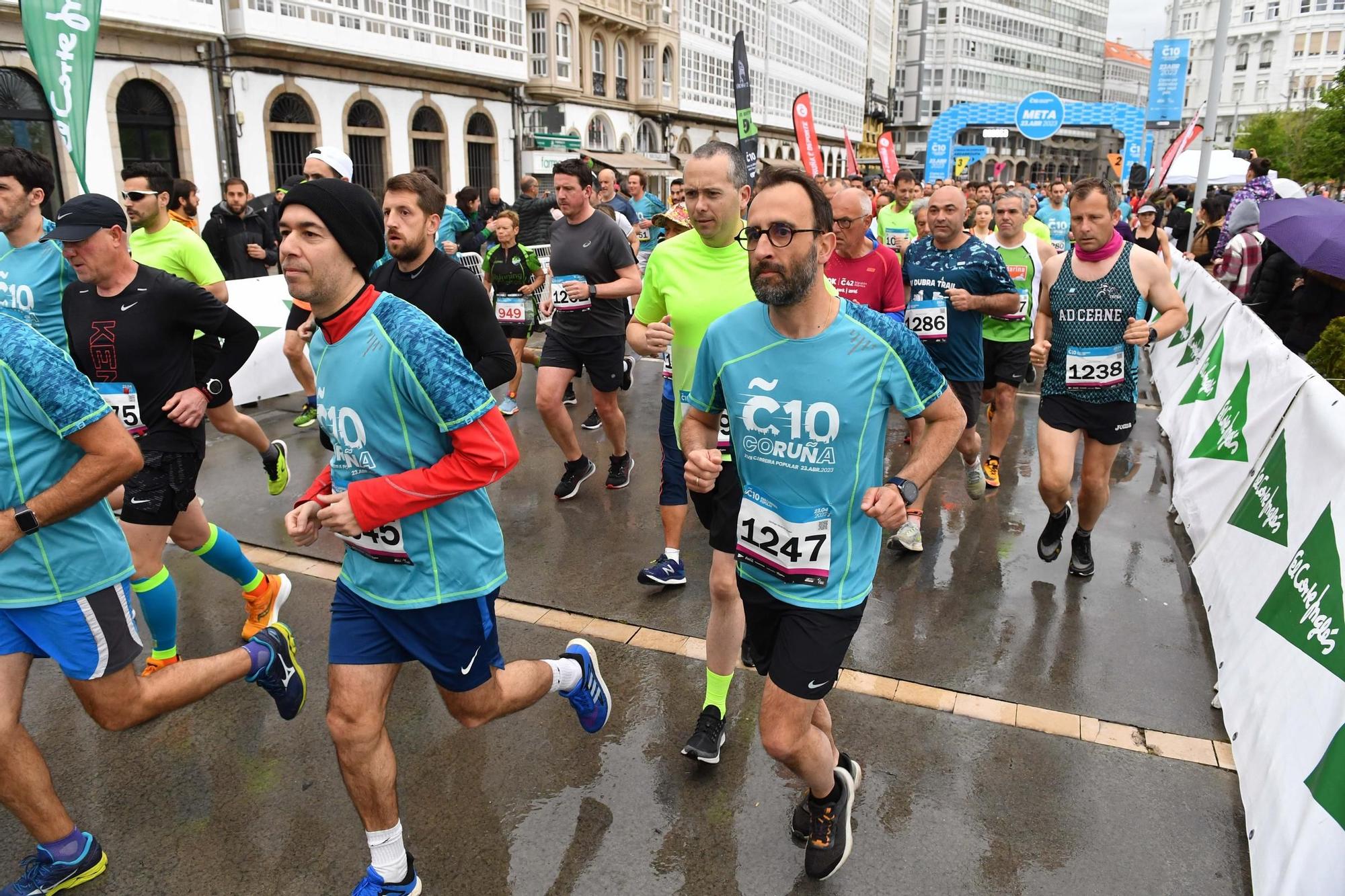 Carrera popular Coruña10: 2.186 corredores cruzaron la línea de meta